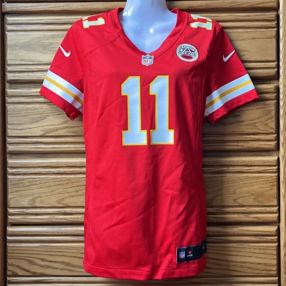 Kansas City Chiefs NFL Nike Football Jersey #11 Alex Smith Quarterback 2013−2017 - Picture 1 of 15
